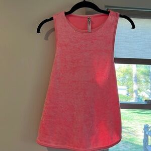 Free people terry velvet pink top xs
